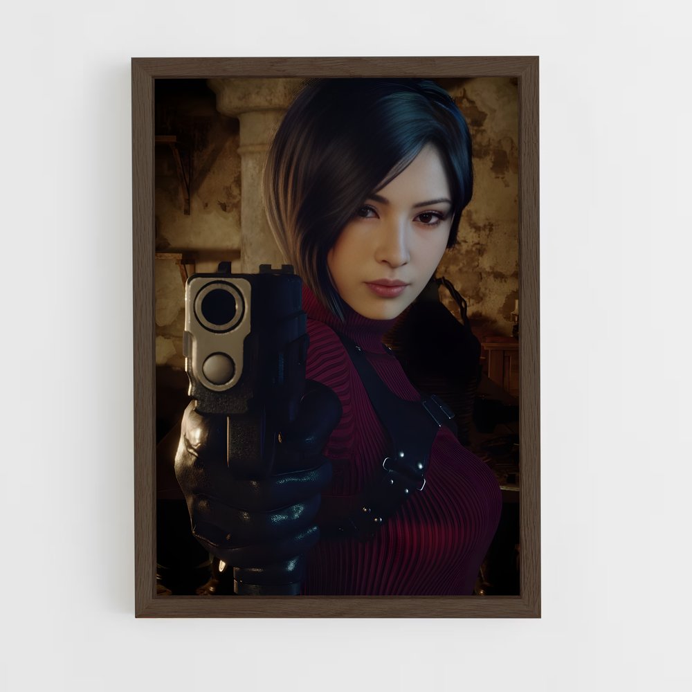 Poster Ada en Action – affiche Resident Evil (vue 5)